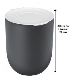 Lixeira 5 Litros By Arthi Off Whit Arthi